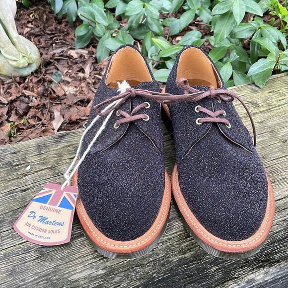 Dr Martens 1461 England Black Bronze Oxfords Women’s 8 US / 6 UK - Picture 2 of 13